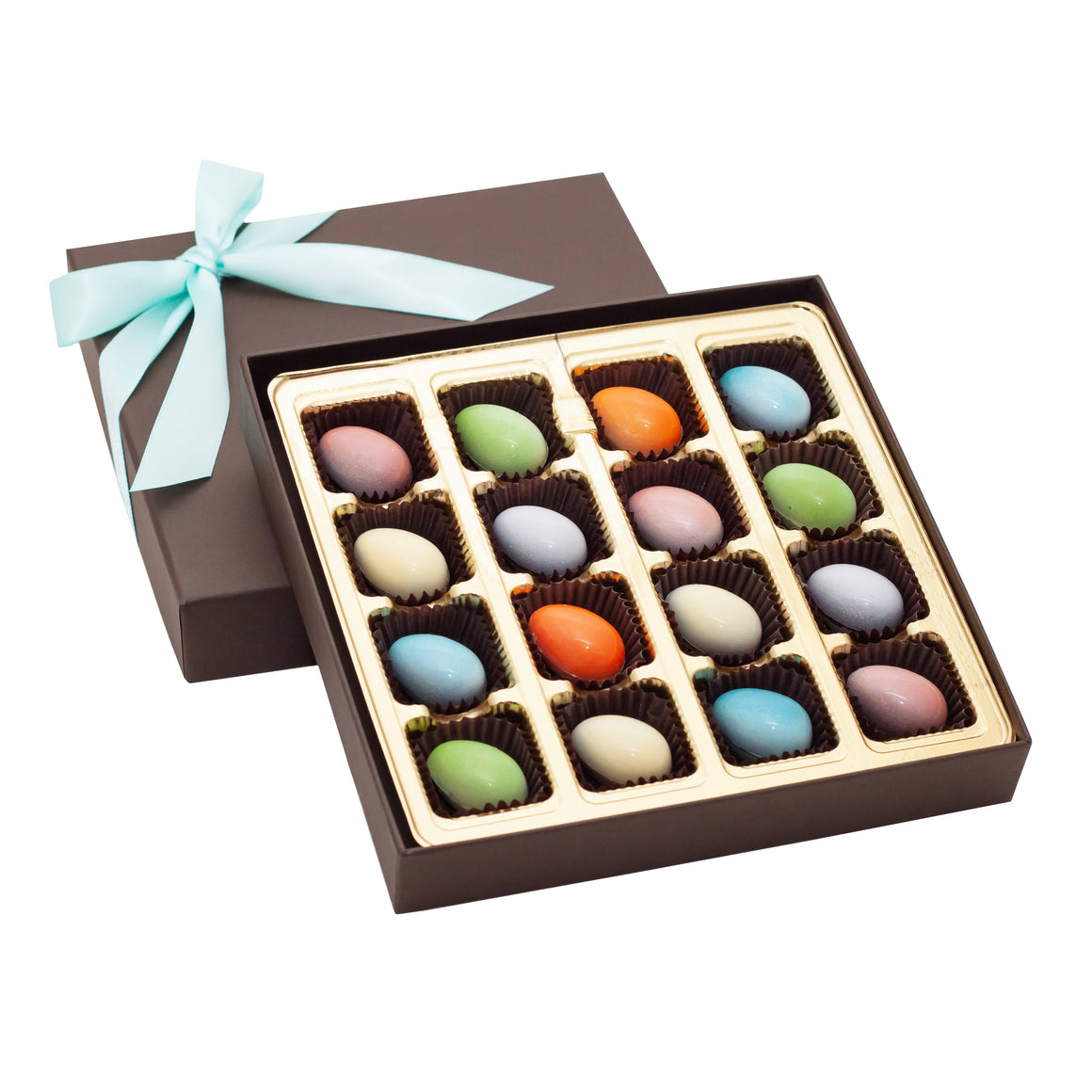 16 piece gift box with chocolate eggs