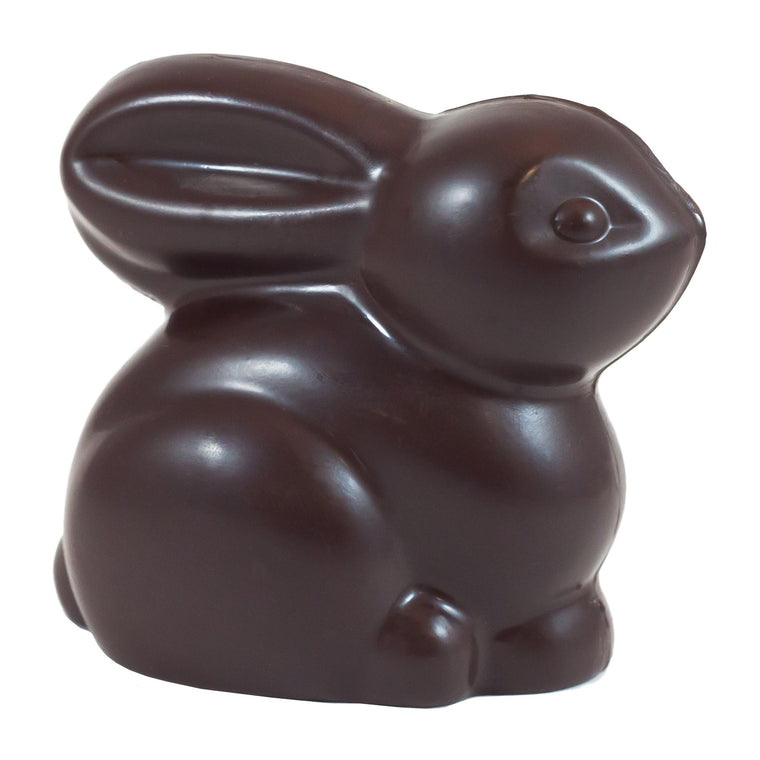 Dark Chocolate Sitting Bunny