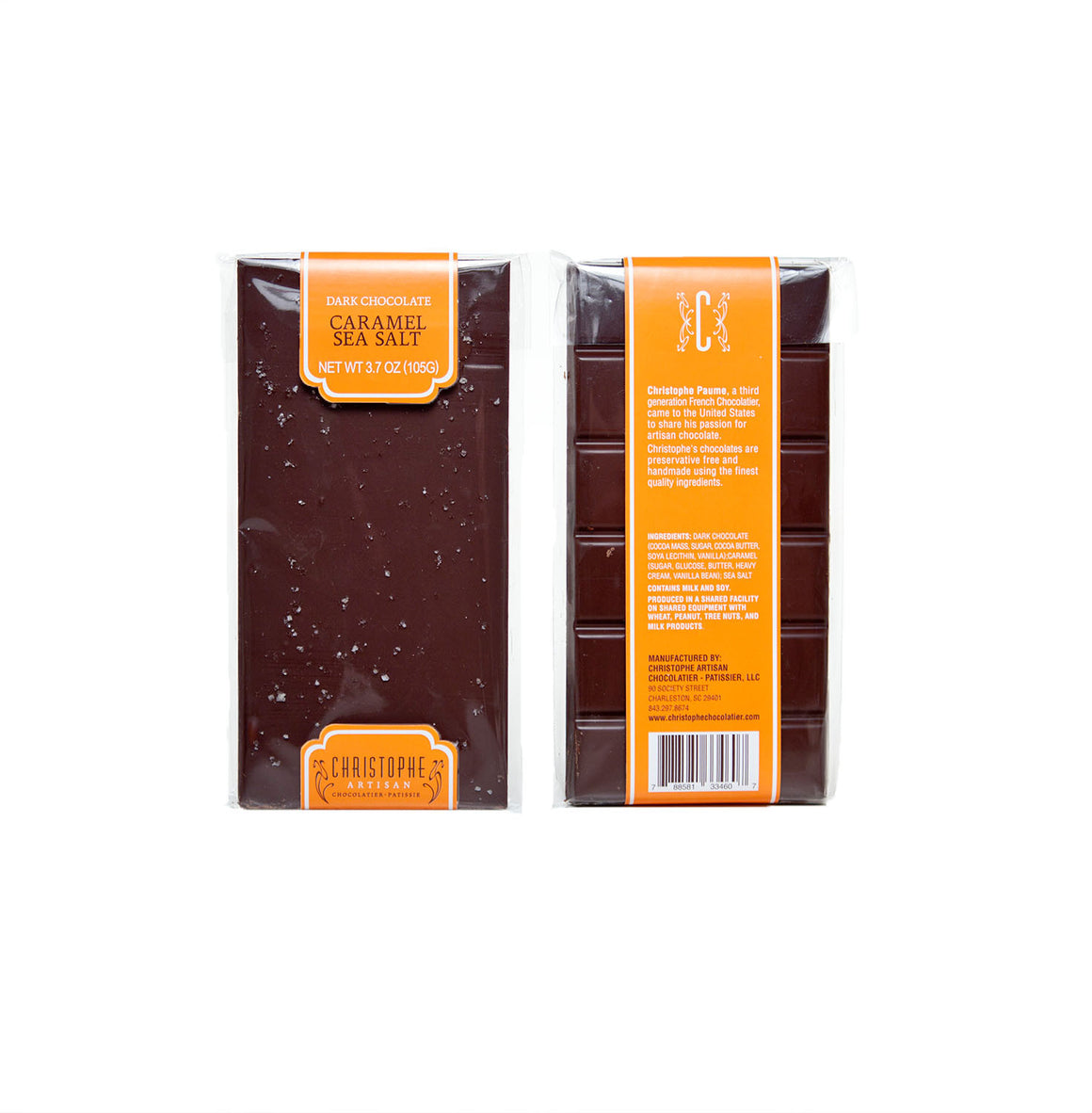 Dark Chocolate Caramel Sea Salt Bar